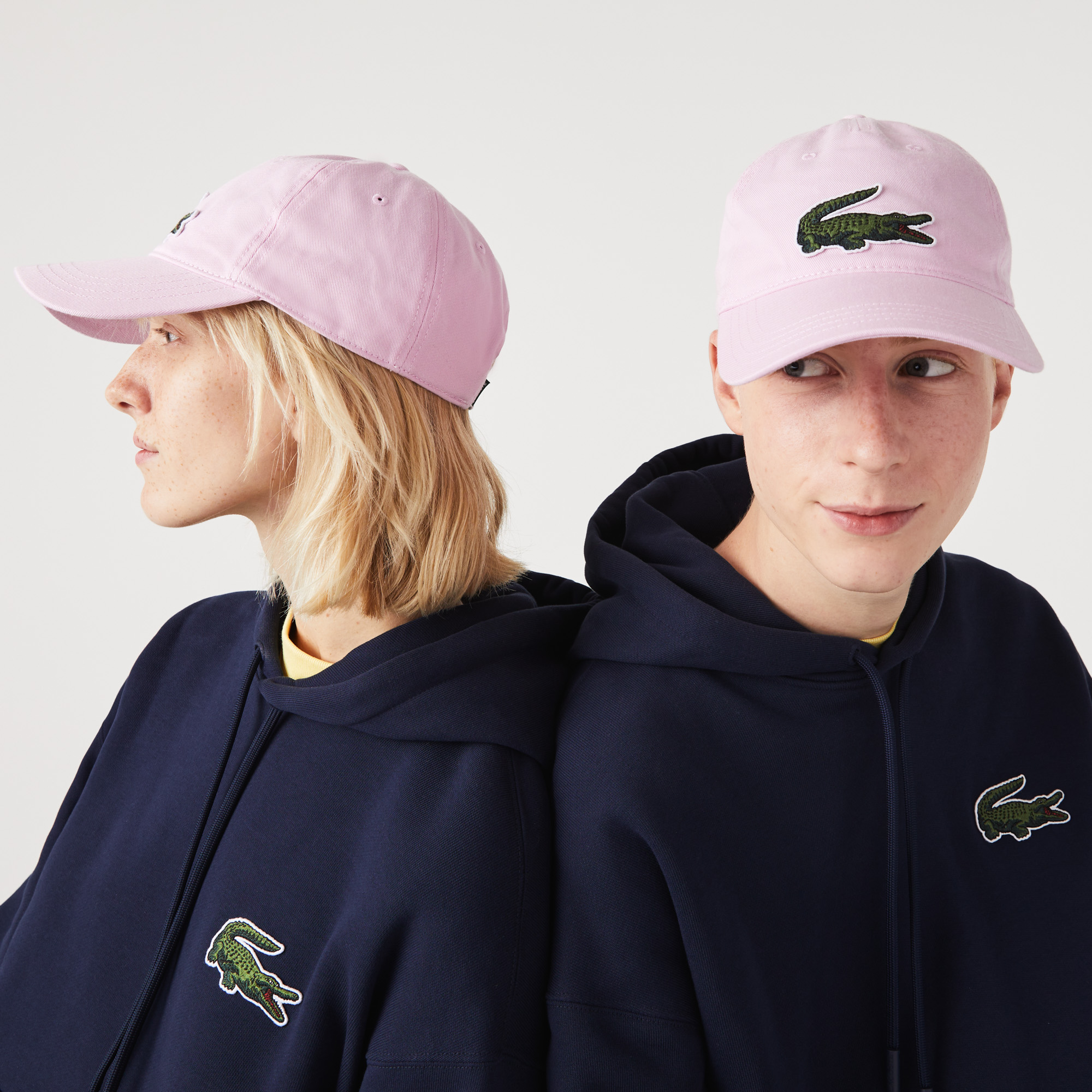 Alternative view of Mũ Lacoste Croc Organic Cotton Twill ‘Pink’ RK1502-52N-Z4H