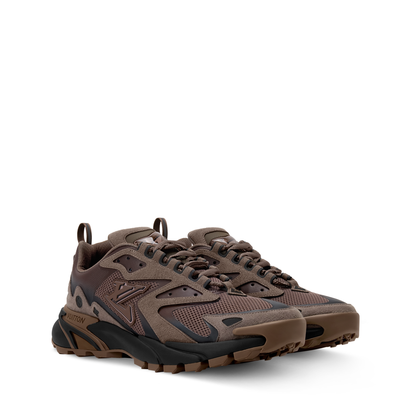 Alternative view of Giày Louis Vuitton LV Runner Tatic Trainers 'Brown' 1AJAPU