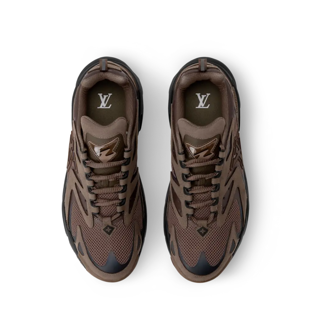 Giày Louis Vuitton LV Runner Tatic Trainers 'Brown' 1AJAPU - Ảnh 3
