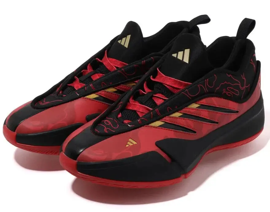 Giày Adidas Dame 9 x A Bathing Ape BAPE 'Red' IH0786 - Ảnh 6