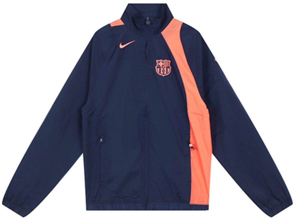 Áo Nike FC Barcelona Total 90 Soccer Track Jacket 'Midnight Navy' HQ9735-410