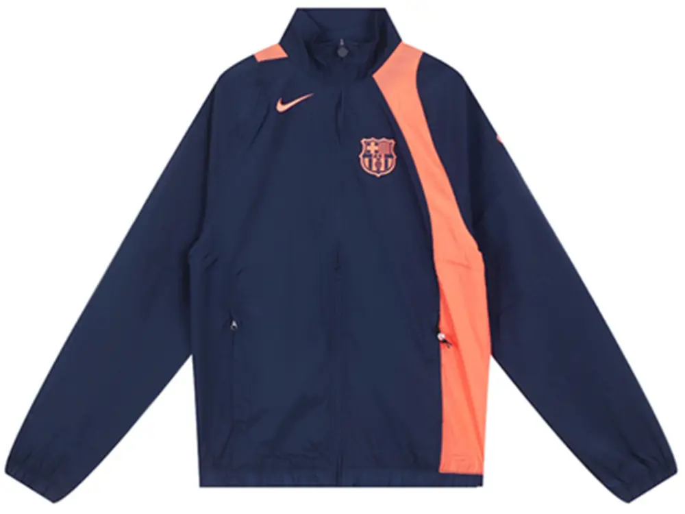Áo Nike FC Barcelona Total 90 Soccer Track Jacket 'Midnight Navy' HQ9735-410