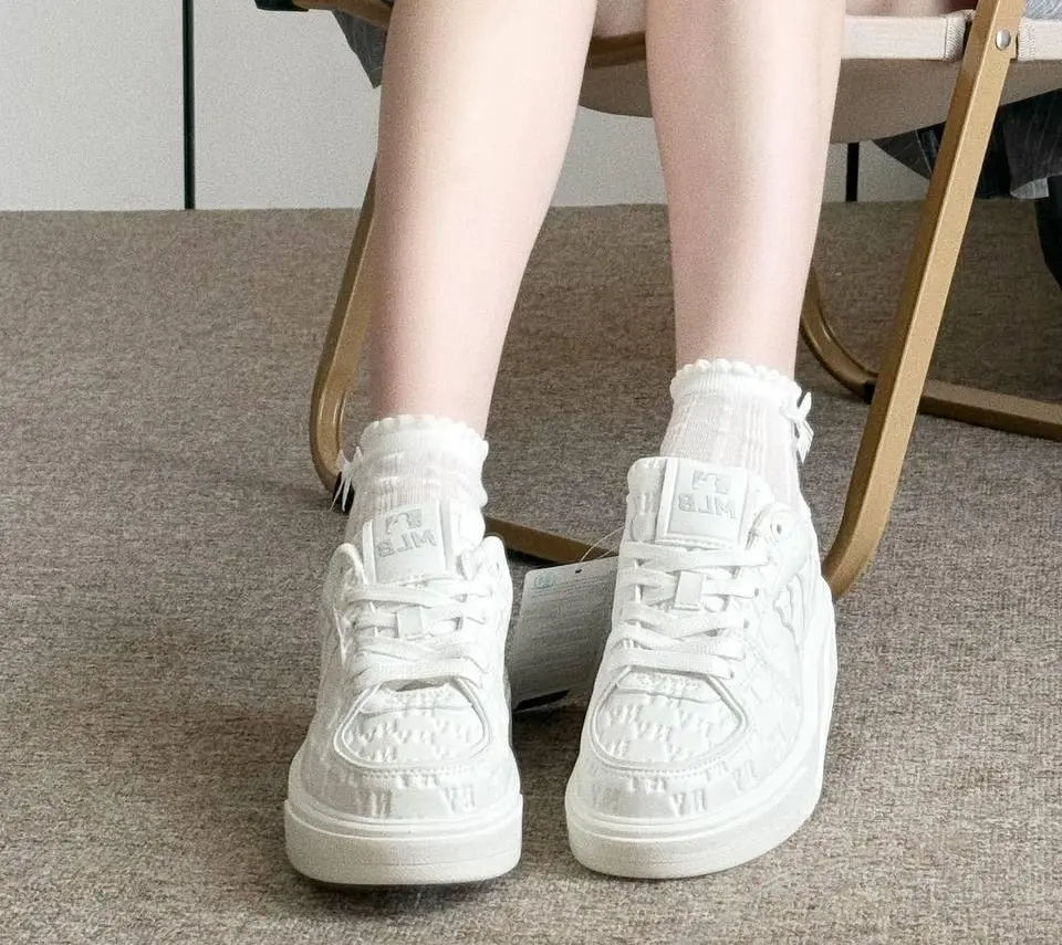 Giày MLB Chunky Liner Embo ‘White’ 3ASXE015N-50WHS - Ảnh 3