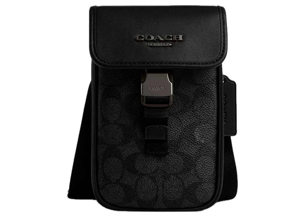 Túi Coach Racer Phone Crossbody Bag 'Black' CT885-QBMI5