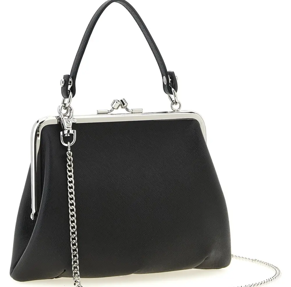 Túi Vivienne Westwood Granny ‘Black’ 4B010007WS0021N401 - Ảnh 4