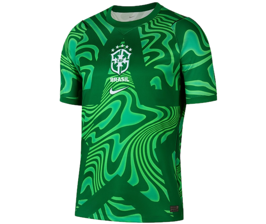Áo Nike Brazil 2026 Stadium Goalkeeper ‘Green’ IB5267-302