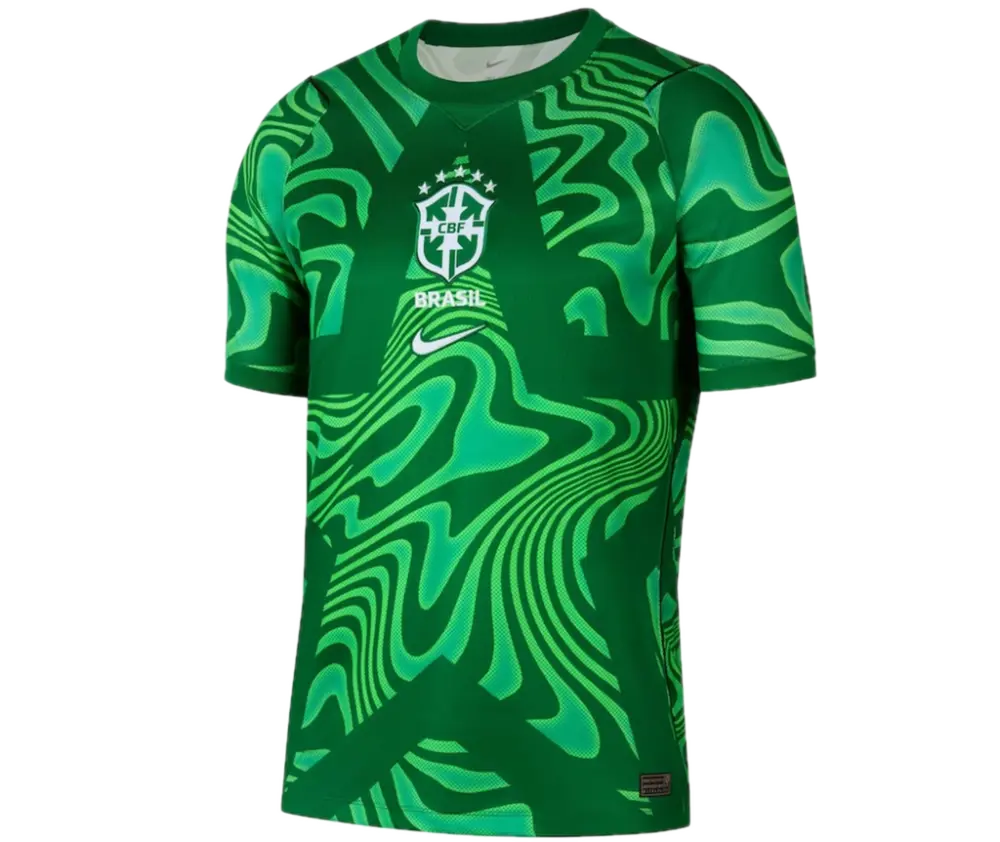Áo Nike Brazil 2026 Stadium Goalkeeper ‘Green’ IB5267-302
