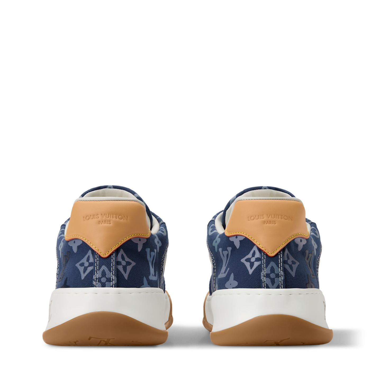 Alternative view of Giày Louis Vuitton LV Tilted Trainers 'Blue' 1AJCWD