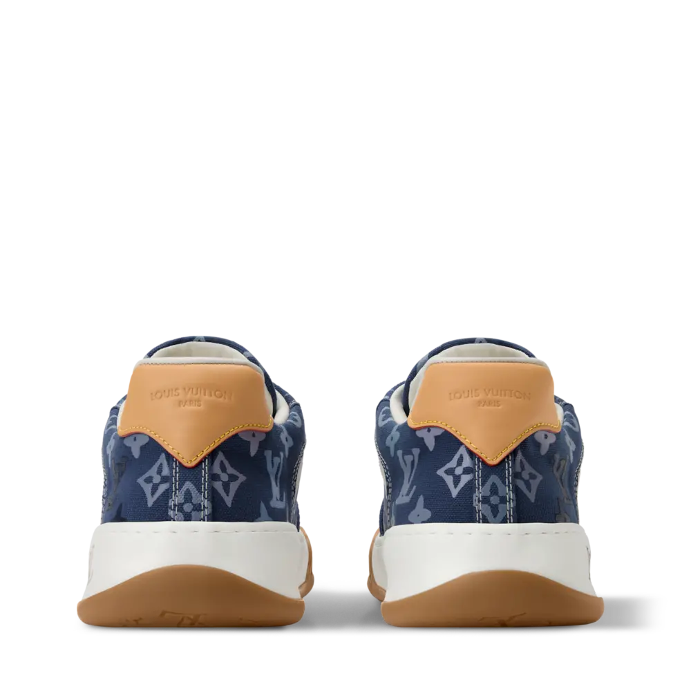 Alternative view of Giày Louis Vuitton LV Tilted Trainers 'Blue' 1AJCWD