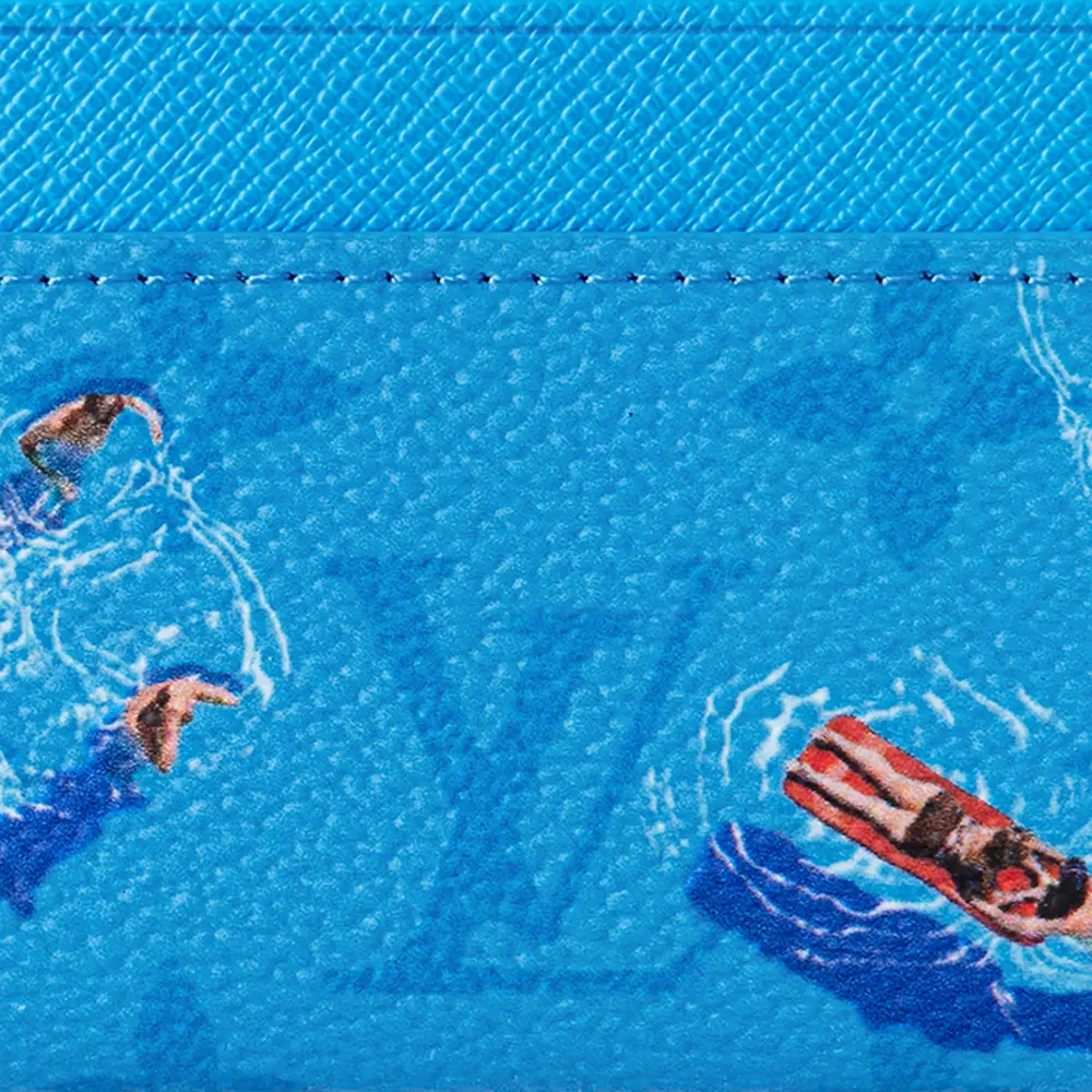 Ví Louis Vuitton Double Card Holder 'Blue Lagoon' M14862 - Ảnh 4