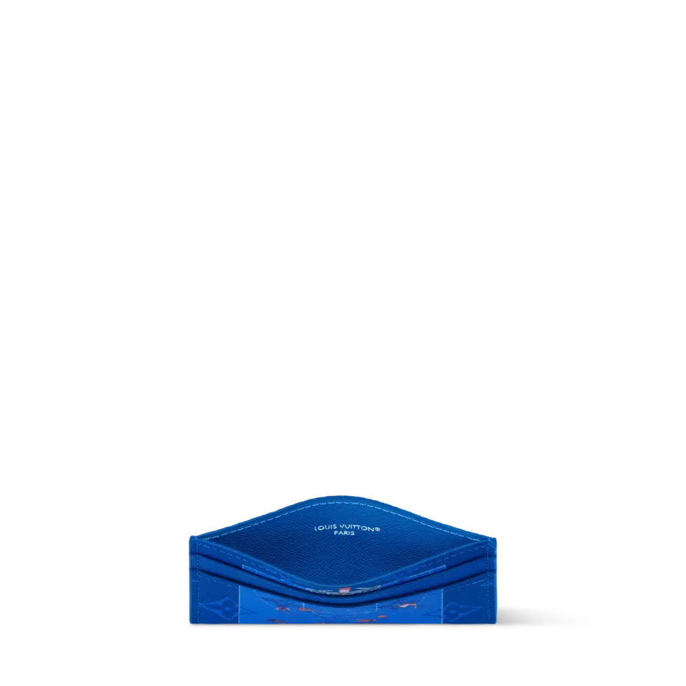 Ví Louis Vuitton Double Card Holder 'Blue' M26804 - Ảnh 3