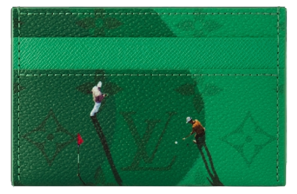 Ví Louis Vuitton Double Card Holder 'Green' M14863