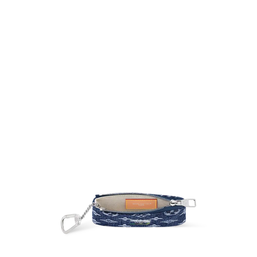 Ví Louis Vuitton Pochette Clés Pouch 'Blue' M27561 - Ảnh 3
