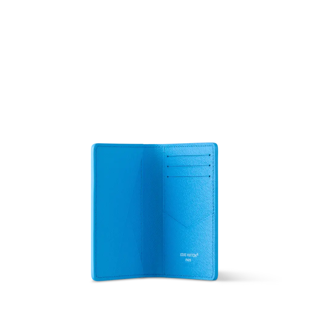 Ví Louis Vuitton Pocket Organiser 'Blue Lagoon' M14881 - Ảnh 3
