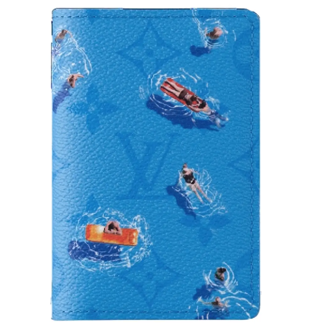 Ví Louis Vuitton Pocket Organiser 'Blue Lagoon' M14881