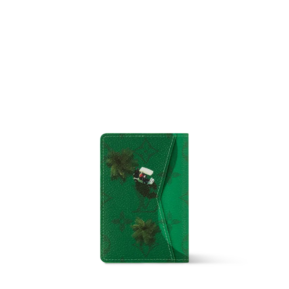 Ví Louis Vuitton Pocket Organiser 'Green' M14880 - Ảnh 5