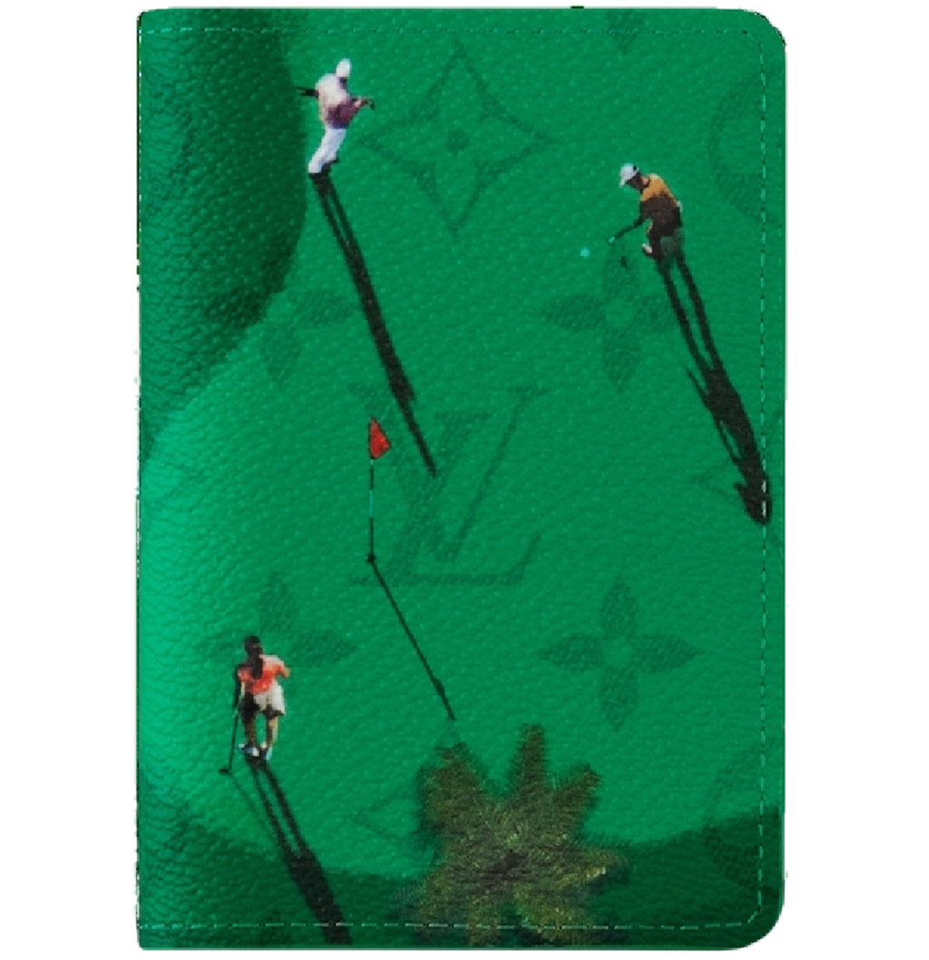 Ví Louis Vuitton Pocket Organiser 'Green' M14880