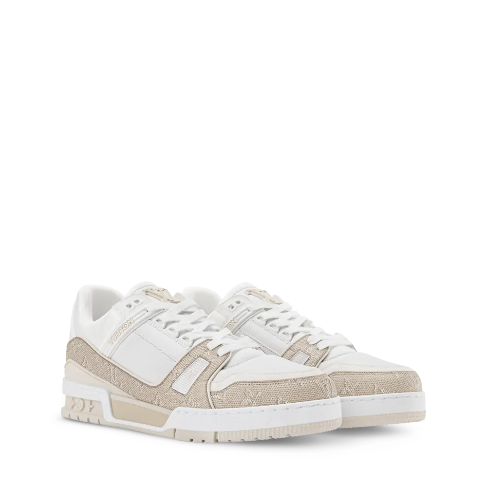 Alternative view of Giày Louis Vuitton LV Trainer 'Beige' 1AJQML