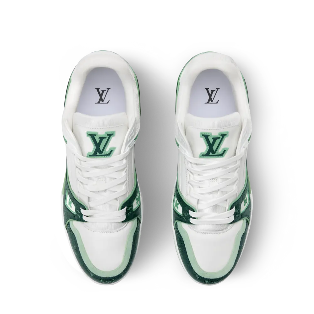 Giày Louis Vuitton LV Trainer 'Green' 1AJQM1 - Ảnh 5