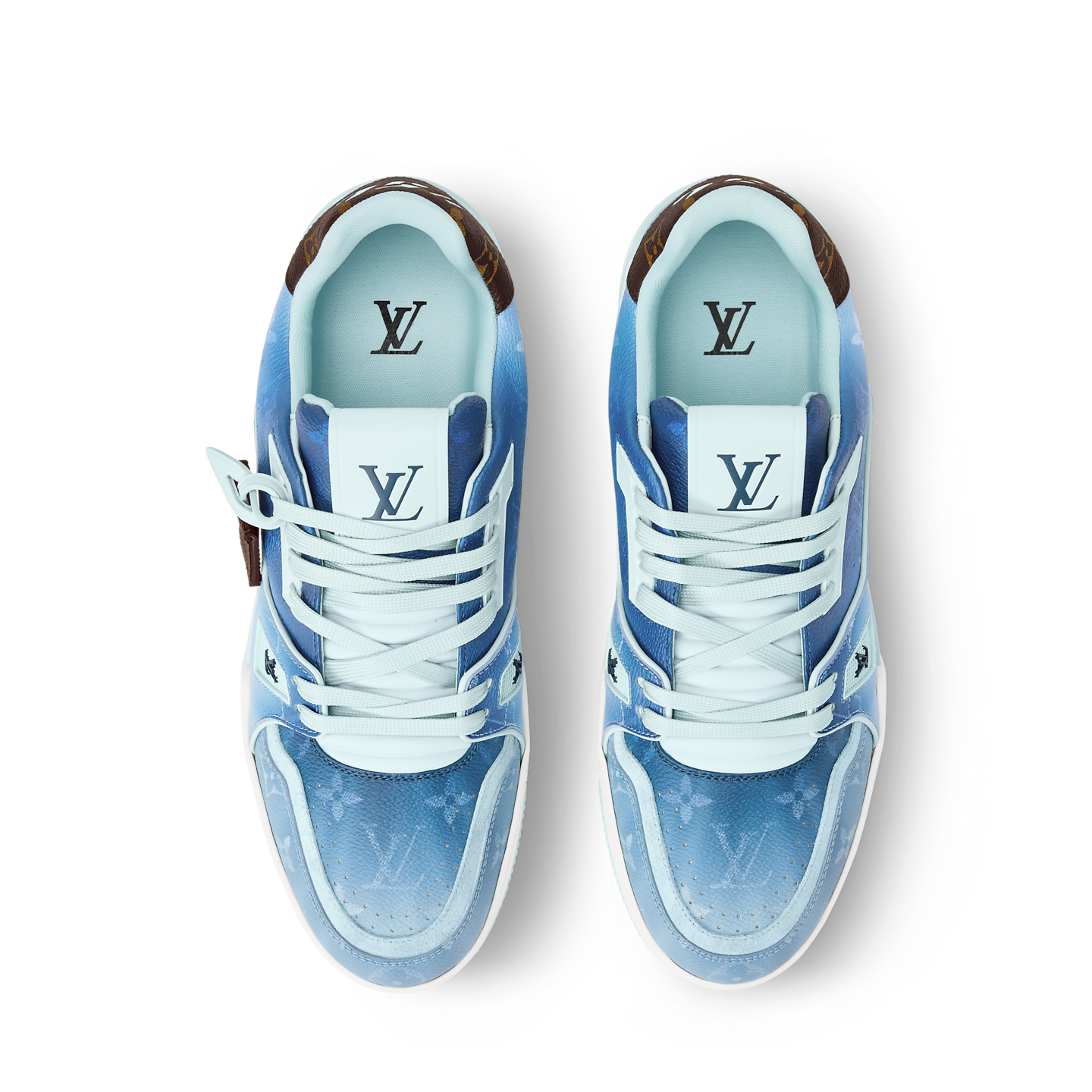 Alternative view of Giày Louis Vuitton LV Trainer 'Blue' 1AJTQQ