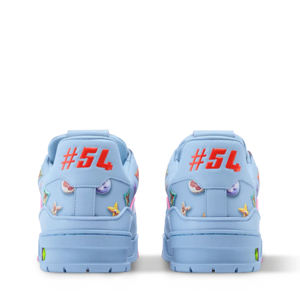 Giày Louis Vuitton LV Trainer 'Blue' 1AJWF4 - Ảnh 4
