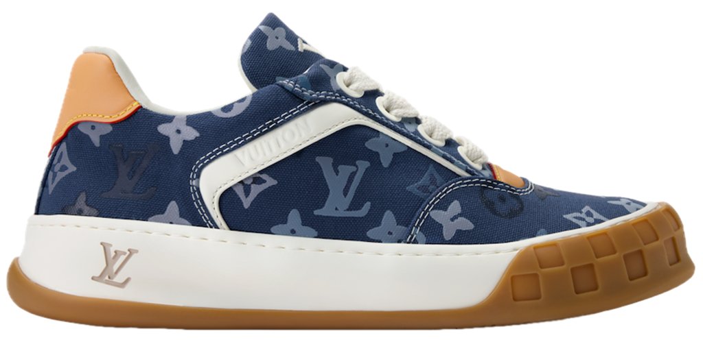 Giày Louis Vuitton LV Tilted Trainers 'Blue' 1AJCWD