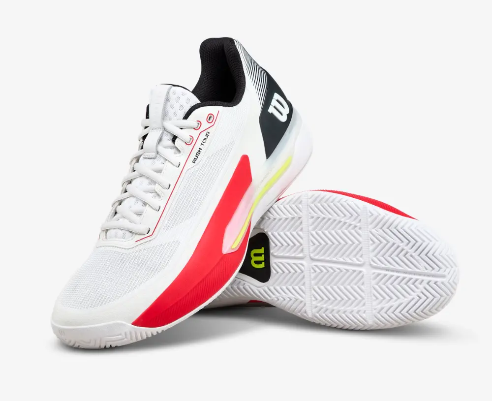 Giày Wilson Rush Tour 5 Clay 'White ' WRS338240U - Ảnh 4