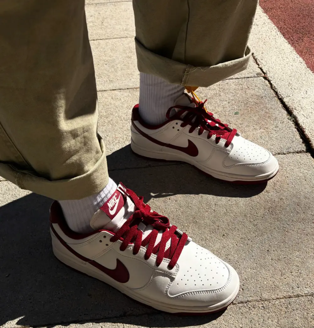 Giày Nike Dunk Low Retro 'Phantom Team Red' HF5441-008 - Ảnh 7