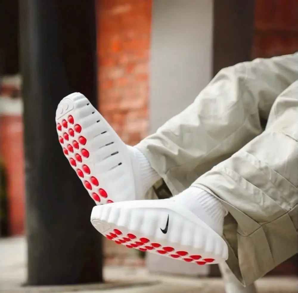 Dép Nike Mind 001 ‘White Speed Red’ HQ4307-101 - Ảnh 3