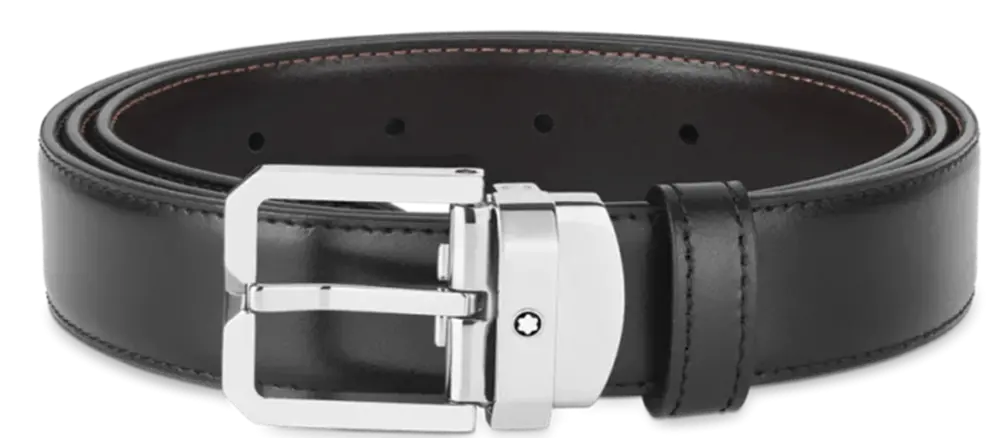 Thắt Lưng MontBlanc Reversible Leather 'Black' 132873