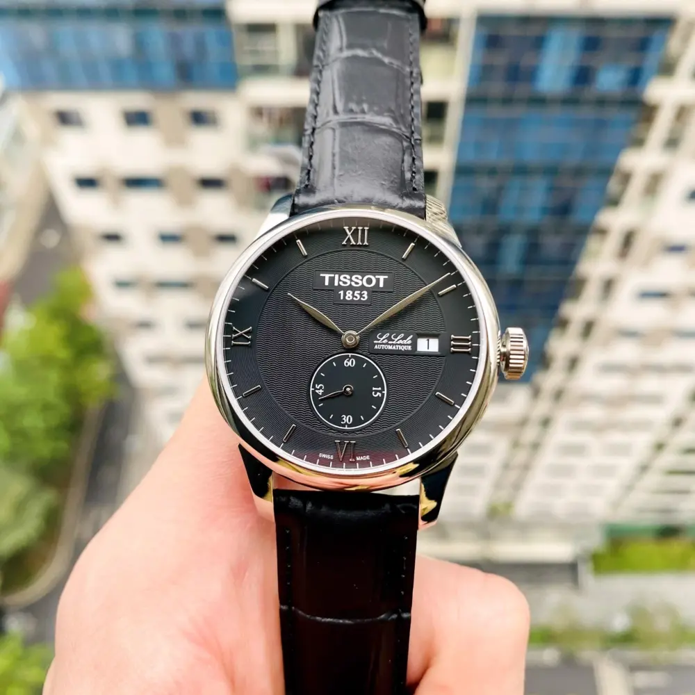 Đồng Hồ Nam T-Classic Le Locle Automatic Petite 'Black' T006-428-16-058-01 - Ảnh 5