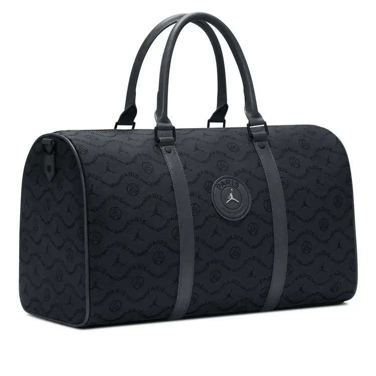 Túi Nike Air Jordan x Paris Saint-Germain Monogram Duffel 'Black' IQ3208-060 - Ảnh 5