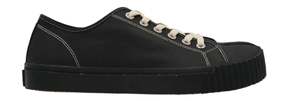 Giày Maison Margiela Tabi Low Canvas Sneakers 'Black' S37WS0581P4472H1669