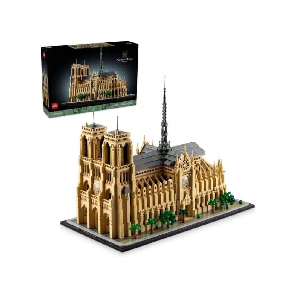 Mô hình lego LEGOARCHITECTURE Notre Dame Cathedral Paris 21061 - Ảnh 5