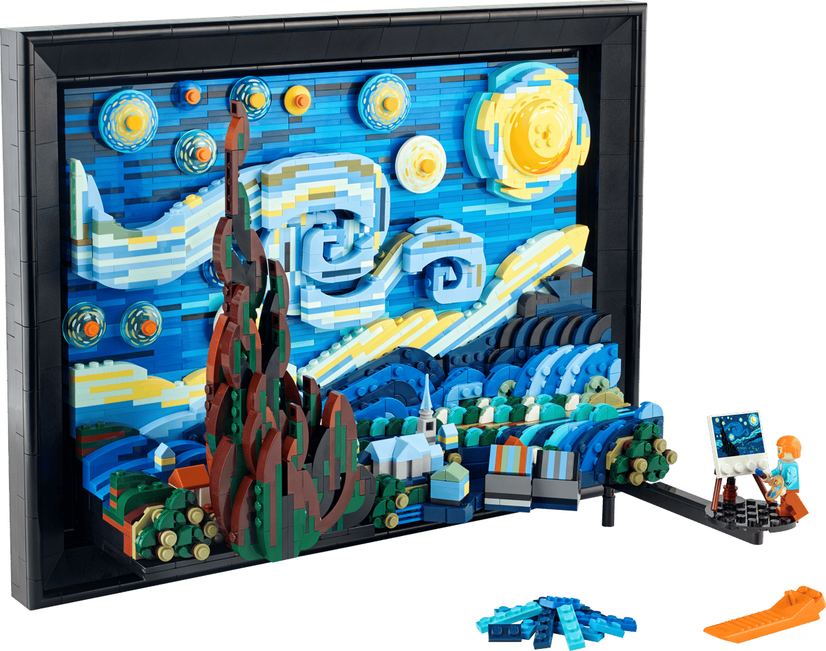 Mô hình lego Vincent van Gogh - The Starry Night 21333 - Ảnh 5