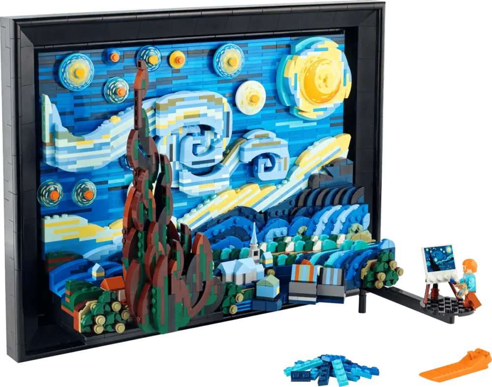 Mô hình lego Vincent van Gogh - The Starry Night 21333 - Ảnh 5