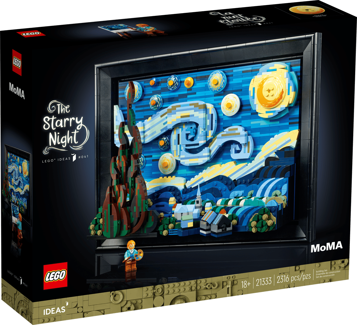 Mô hình lego Vincent van Gogh - The Starry Night 21333 - Ảnh 4