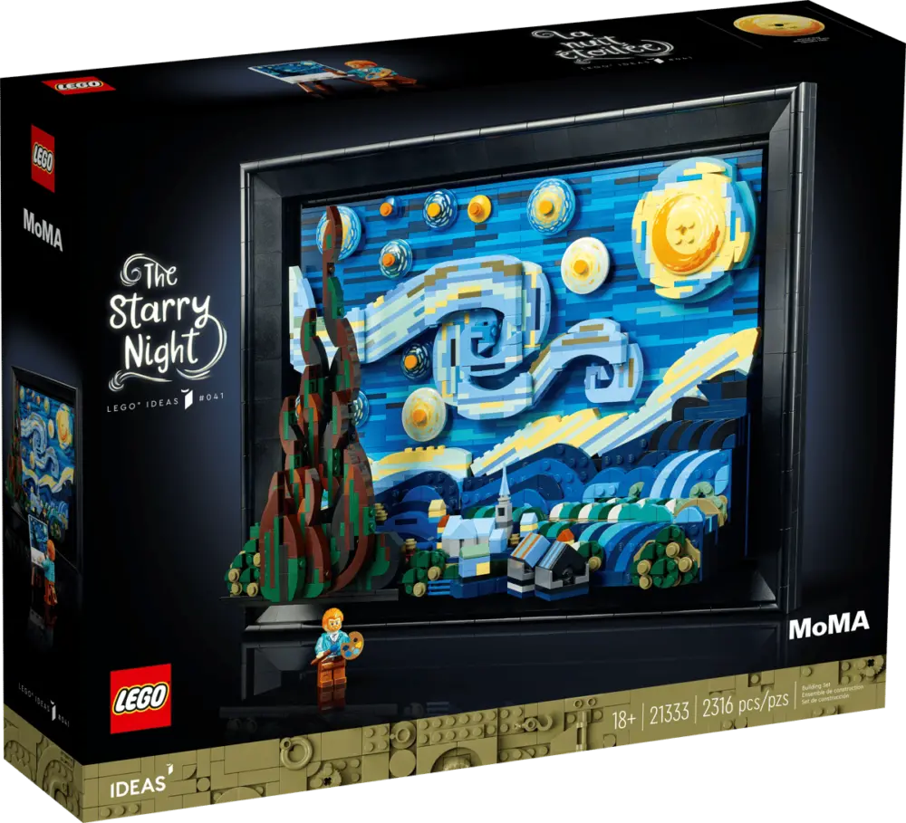 Mô hình lego Vincent van Gogh - The Starry Night 21333 - Ảnh 4