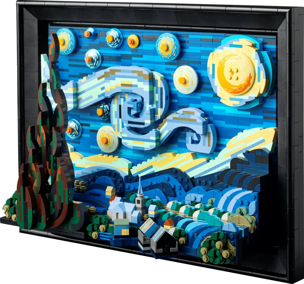 Mô hình lego Vincent van Gogh - The Starry Night 21333 - Ảnh 3