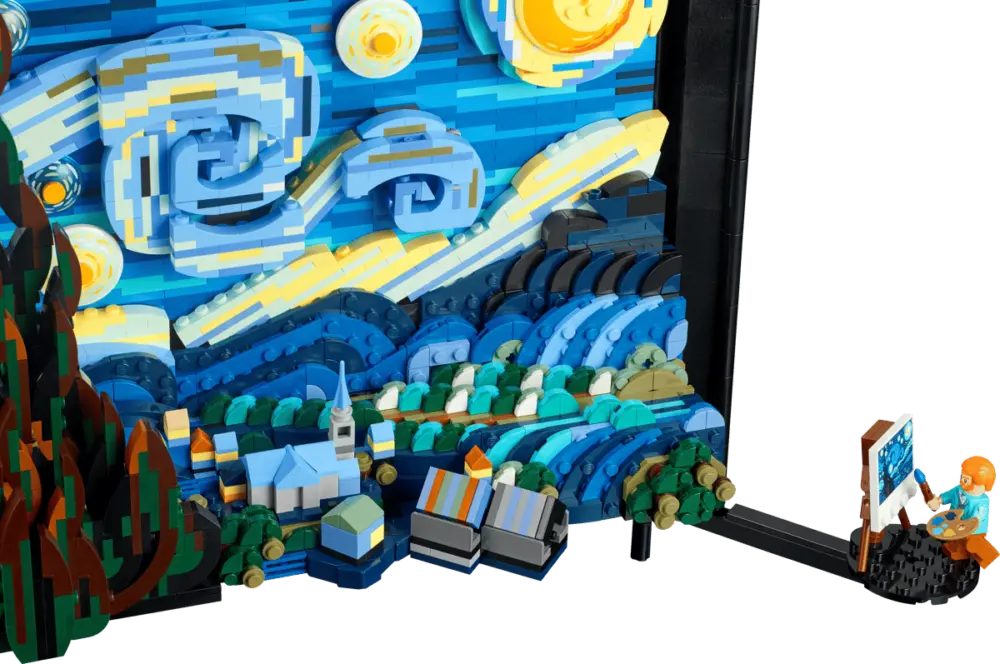 Alternative view of Mô hình lego Vincent van Gogh - The Starry Night 21333