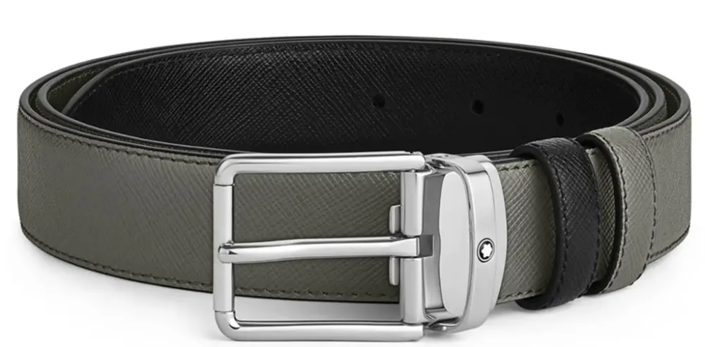 Thắt Lưng MontBlanc Medium Reversible 'Grey' 220026