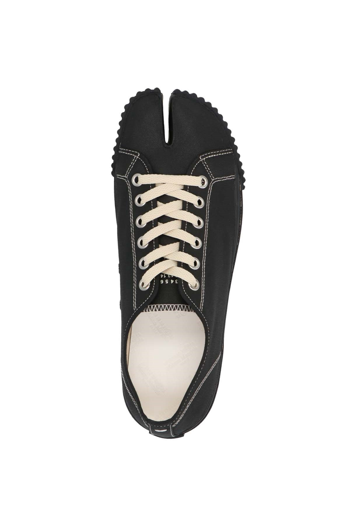 Giày Maison Margiela Tabi Low Canvas Sneakers 'Black' S37WS0581P4472H1669 - Ảnh 4