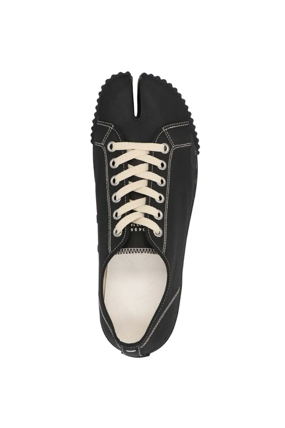 Giày Maison Margiela Tabi Low Canvas Sneakers 'Black' S37WS0581P4472H1669 - Ảnh 4
