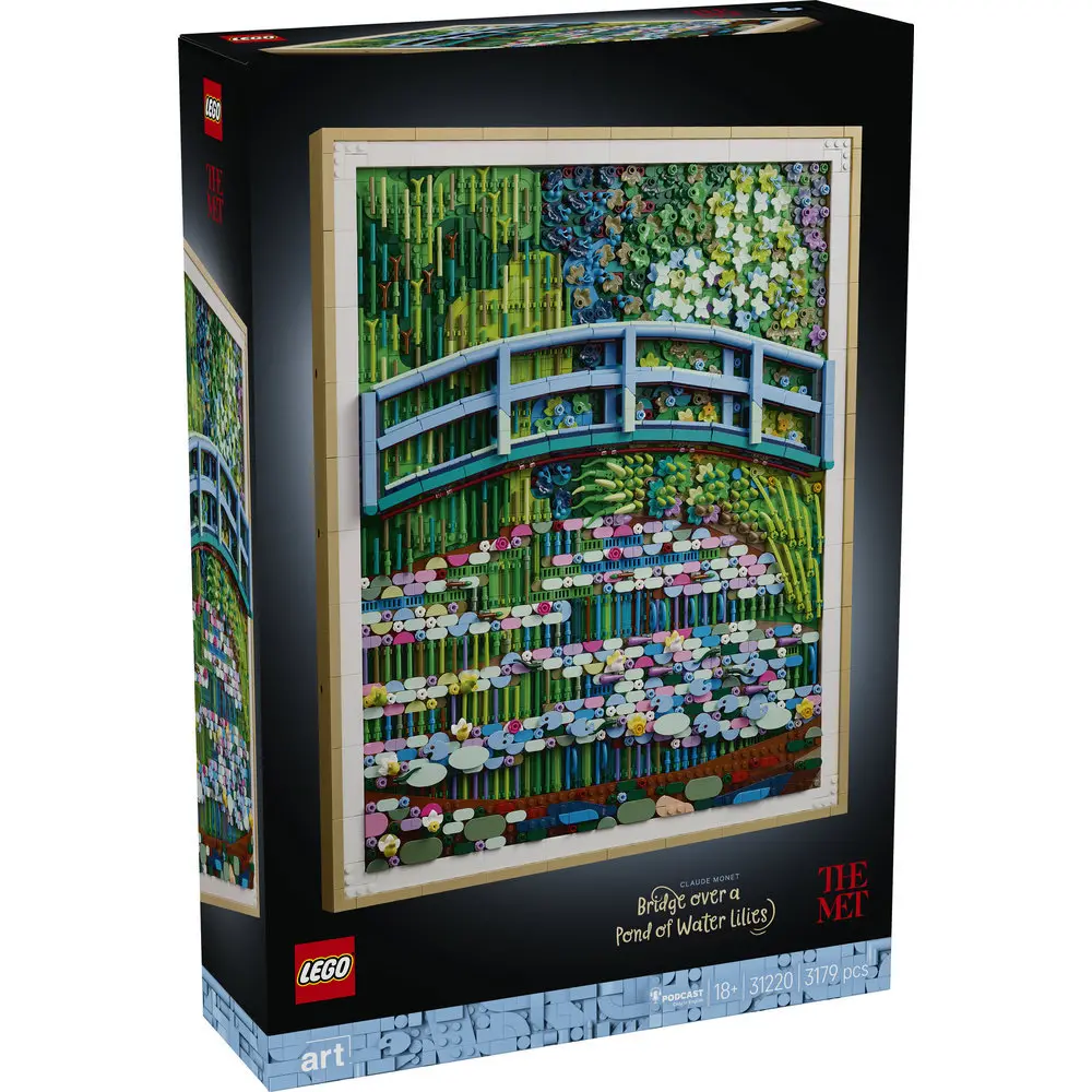 Alternative view of Mô hình LEGO ART Monet Waterlilies Bridge 31220