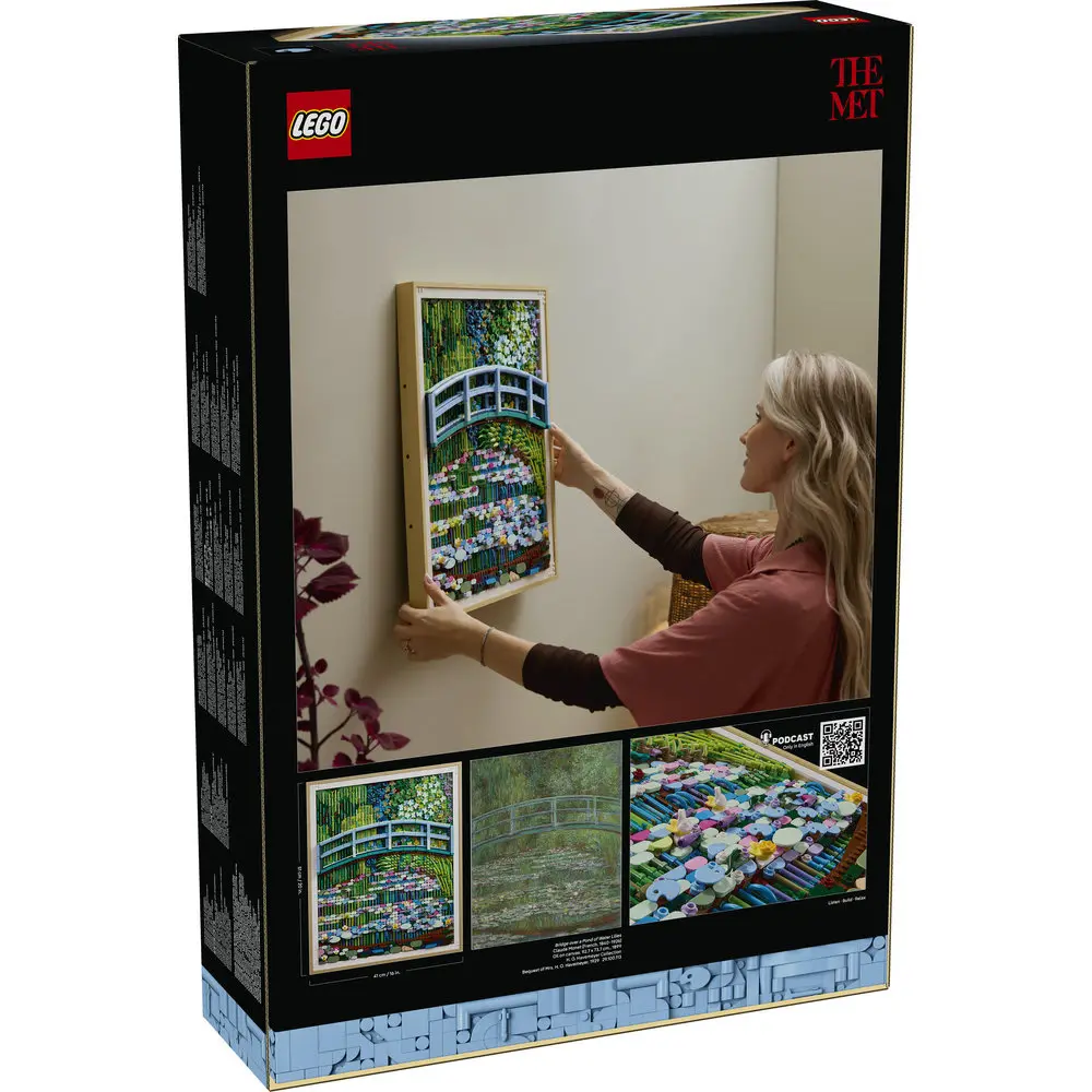 Mô hình LEGO ART Monet Waterlilies Bridge 31220 - Ảnh 3