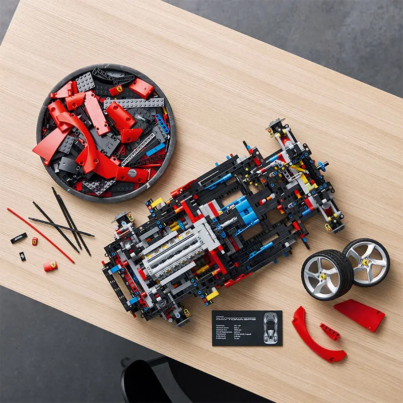 Alternative view of Mô hình LEGO TECHNIC Ferrari Daytona Sp3 Supercar 42143