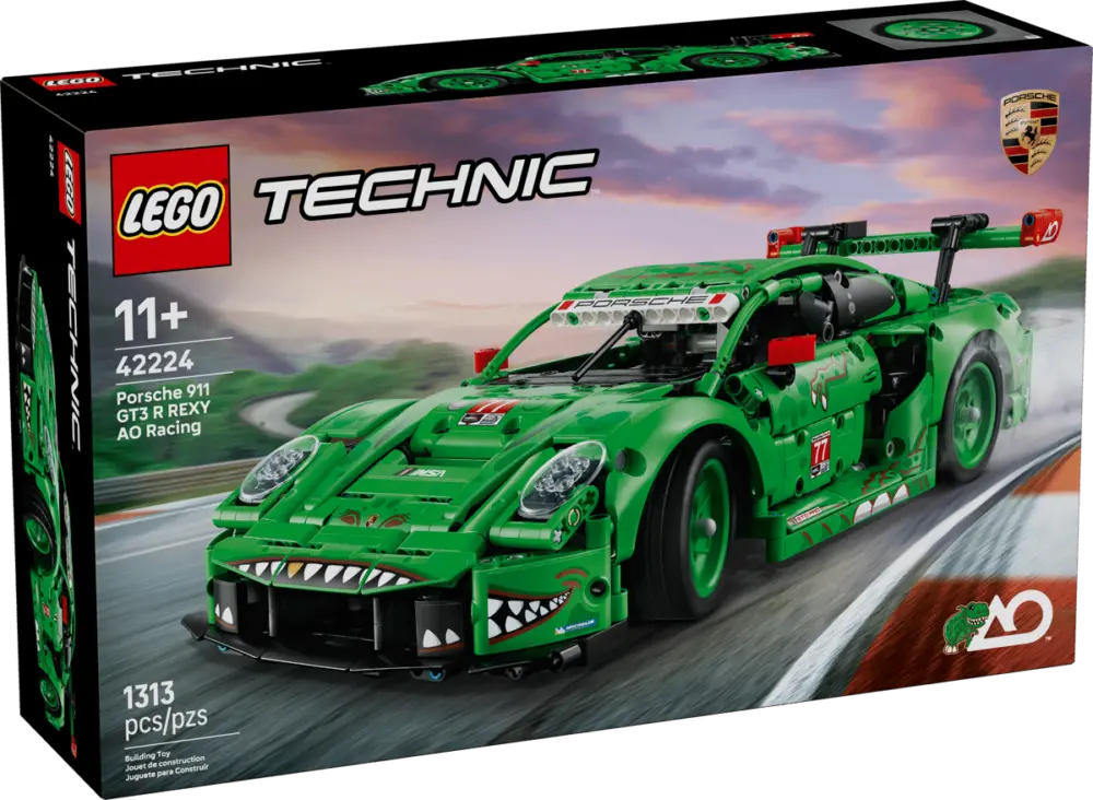 Mô hình Lego Porsche 911 GT3 R REXY AO Racing Car 42224 - Ảnh 4