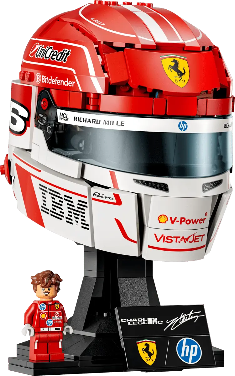 Mô hình lego Scuderia Ferrari HP Charles Leclerc Helmet 43014 - Ảnh 5