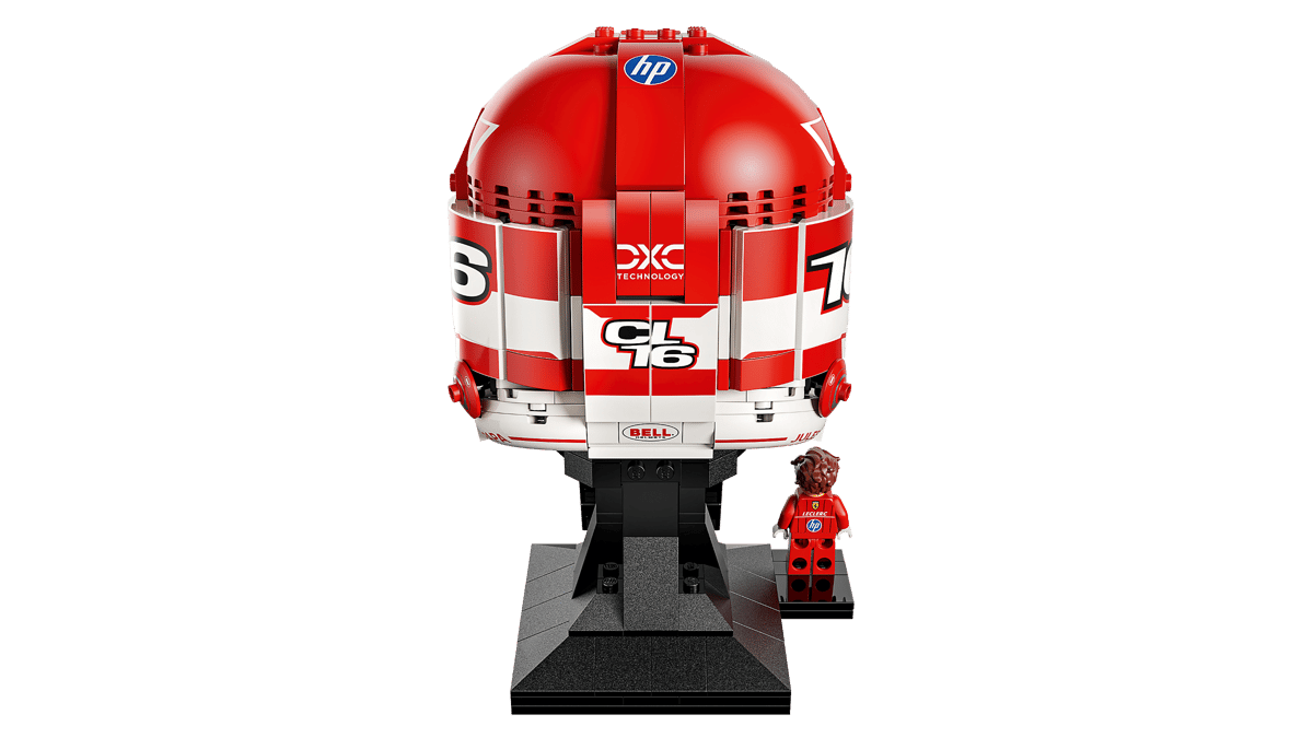 Mô hình lego Scuderia Ferrari HP Charles Leclerc Helmet 43014 - Ảnh 3