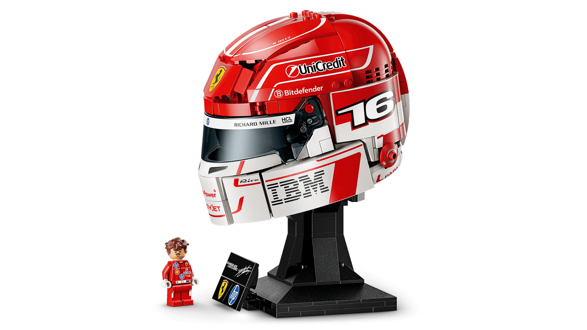 Alternative view of Mô hình lego Scuderia Ferrari HP Charles Leclerc Helmet 43014